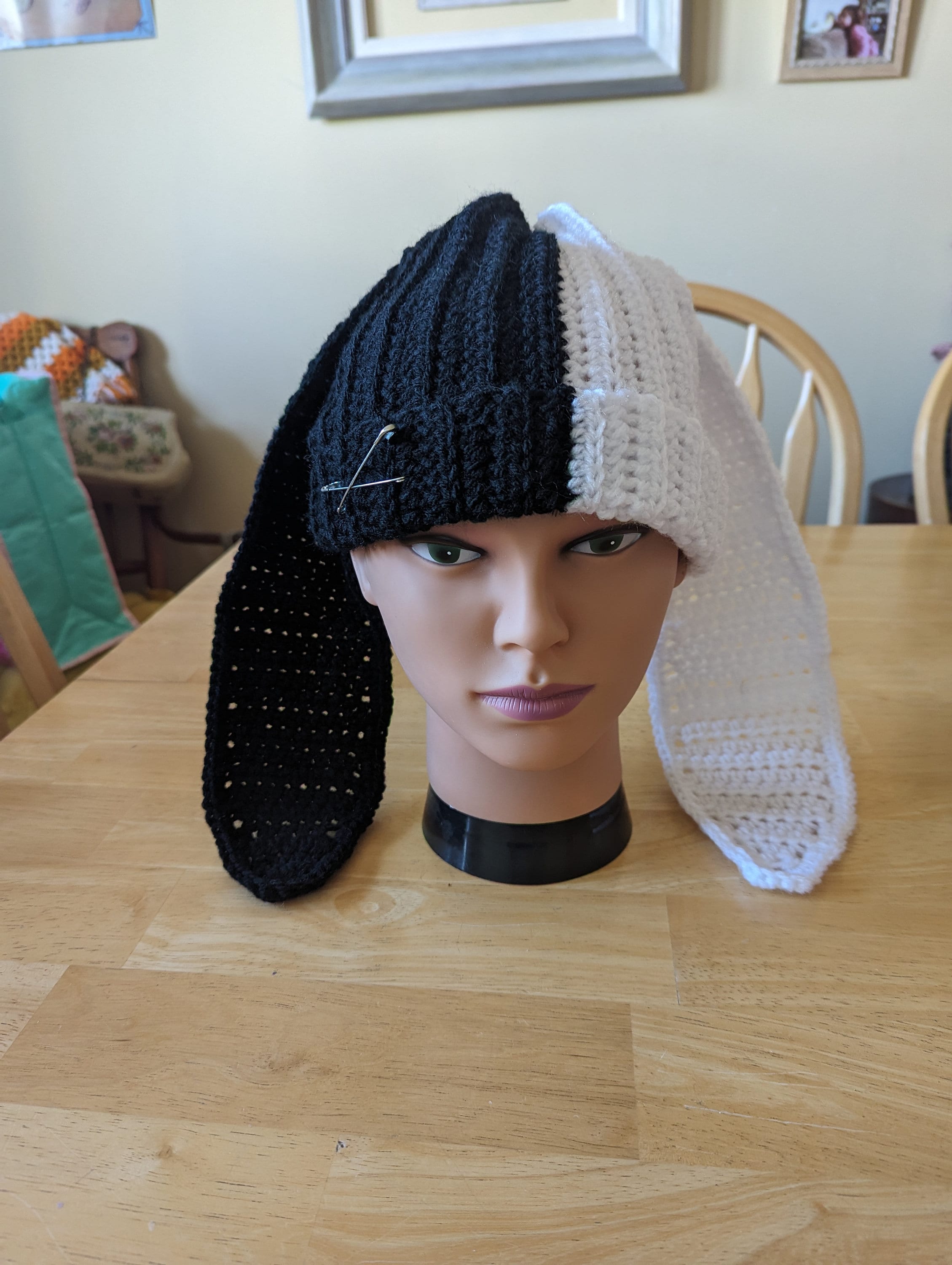 Kawaii Style Crochet Bunny Hat by Cherylshearthome. Spring