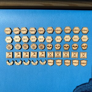 MTG &quot;Big Ol&#39; Sack O&#39; Counters&quot; - Magic the Gathering Counters - custom wood laser cut counters