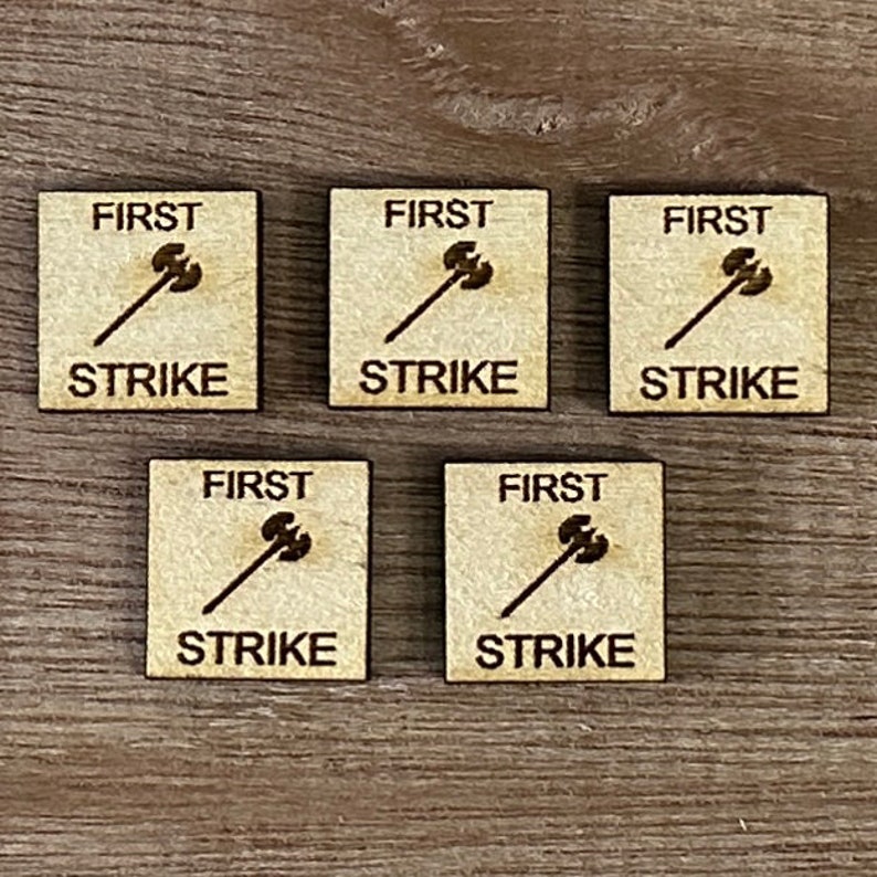 MTG First Strike Counters / Ability Trackers Magic the Gathering ...
