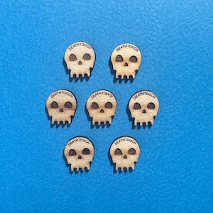 MTG Deathtouch Counters / Ability Trackers - Magic the Gathering Counters - custom wood laser cut counters