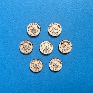 MTG Hexproof Counters / Ability Trackers - Magic the Gathering Counters - custom wood laser cut counters