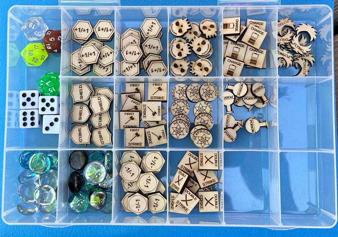Magic the Gathering Counters MEGA BUNDLE - Custom Wood Laser Cut ...
