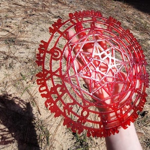 NEUE Scarlet Witch Zauberscheibe HARZ 3D Gedruckte Nachbildung