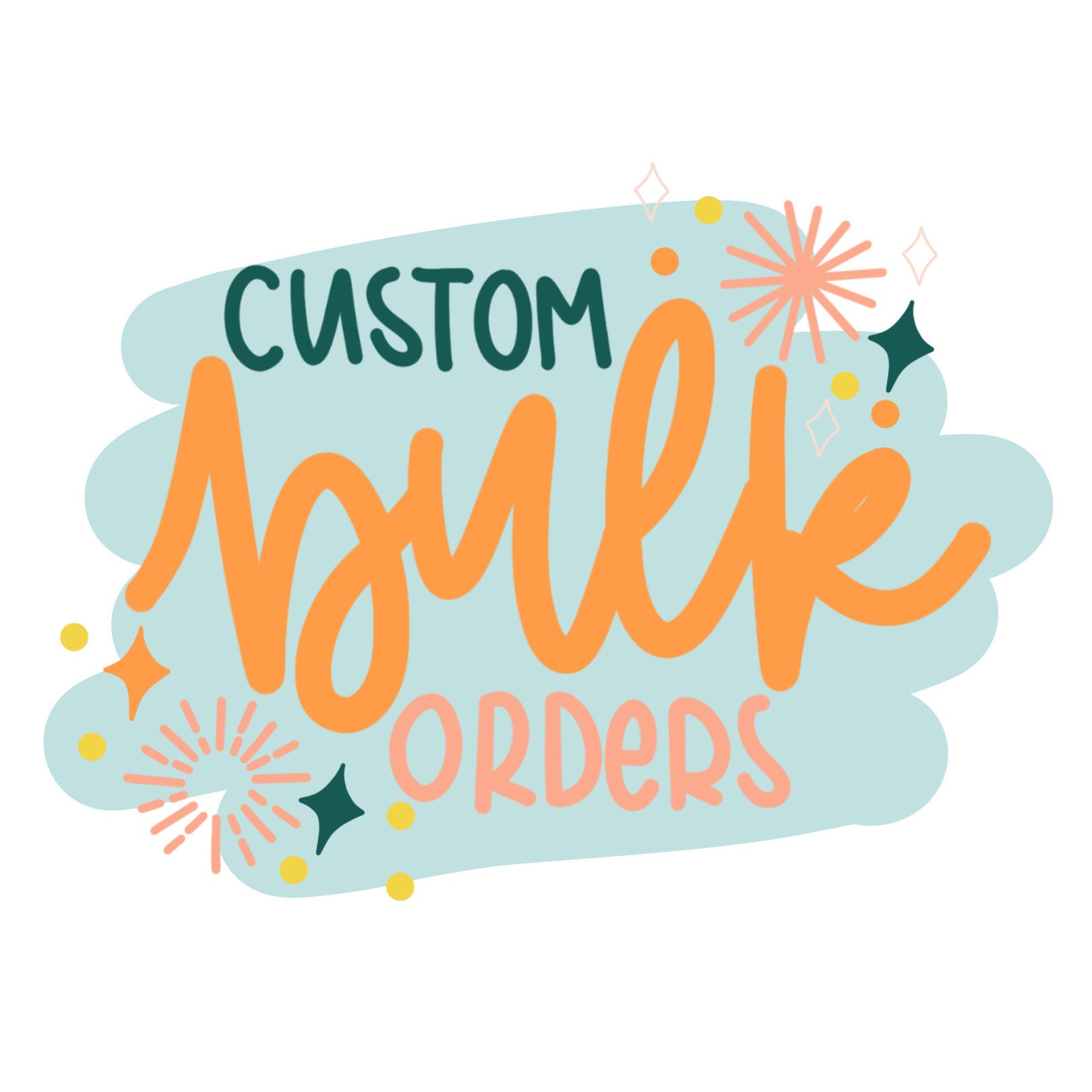 Custom Bulk Order Stickers Custom Stickers Business Etsy