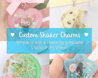 Custom Shaker Charms | Bag Charm | Keychain