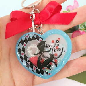 Alice in Wonderland Shaker Charms | Keychains | Bag Charms