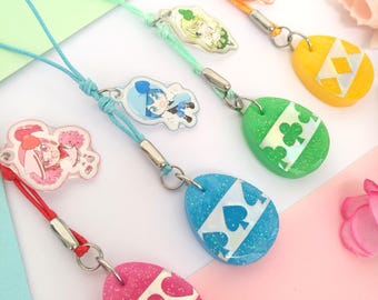 Chara eggs pendant charms, bag charms, keychains, custom charms