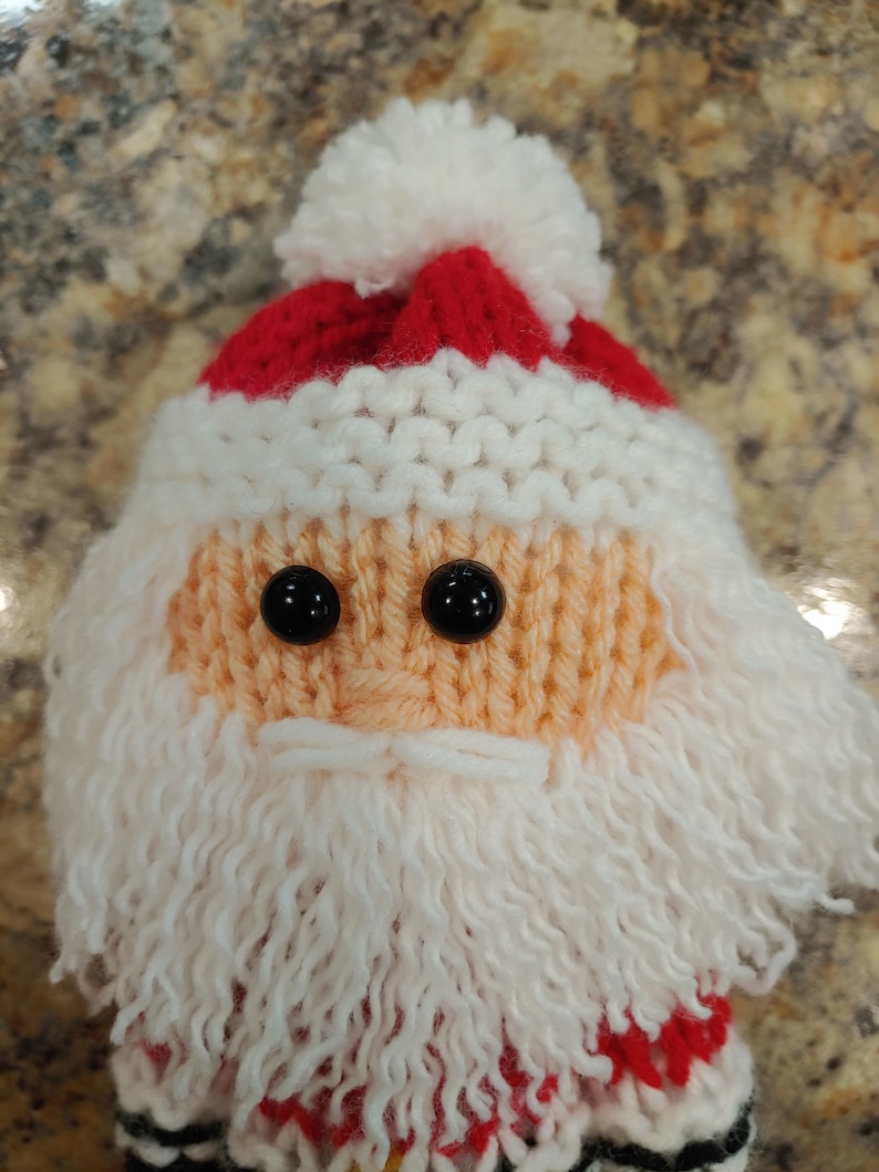 Loom Knitted Santa Claus