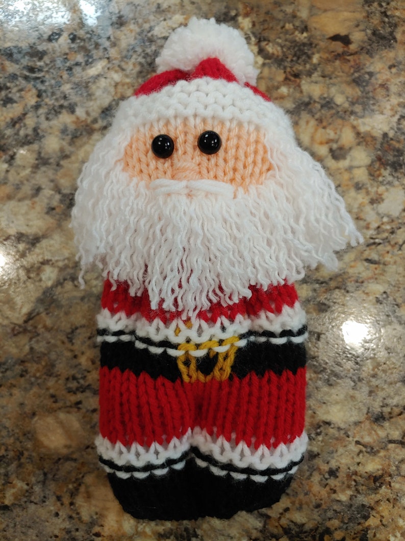 Loom Knitted Santa Claus