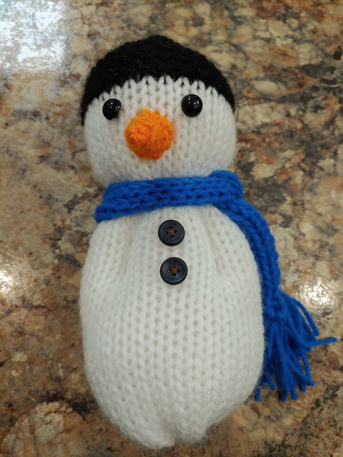 Loom Knitted Snowman Etsy