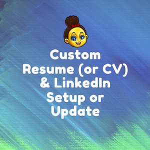 Configuración o actualización de CV personalizado y de LinkedIn