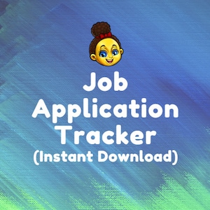 Job Application Tracker Excel Template | Track Job Search Progress, Follow-Ups & Deadlines | Organize Job Applications and Stay On Top