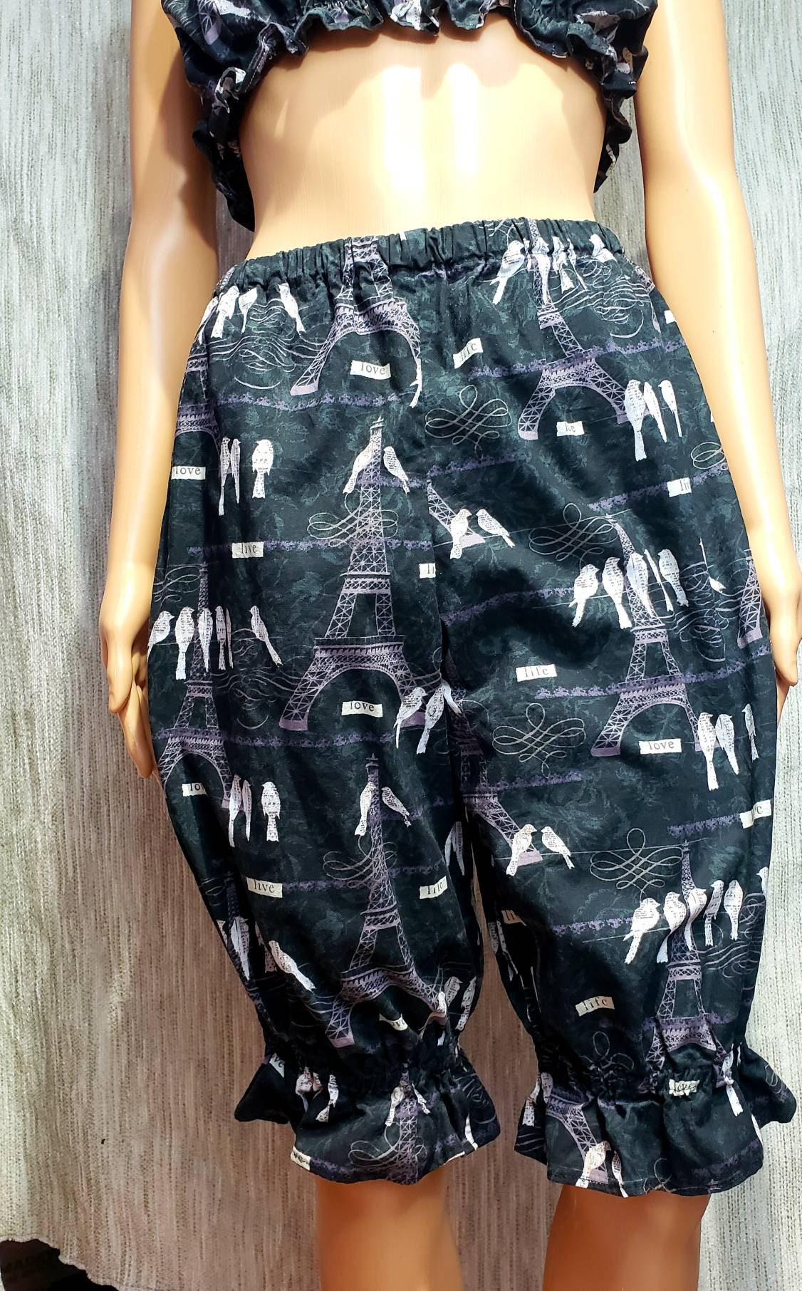 Womens Bloomers Bloomer Shorts Ruffle Shorts Retro Vintage Etsy