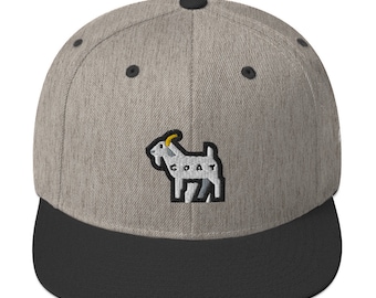 El mejor de todos los tiempos, gorra de papá, G.o,a,t, gorra con cabra, motivación, inspirador, idea de regalo, deportes, mejor