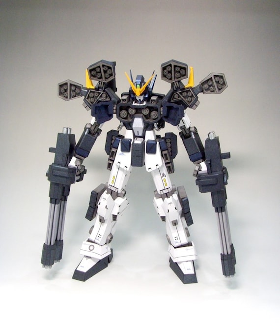 Exclusive Gundam Heavyarms Custom Gundam Wing Gundam Mobile Suit Heavy Arms Papercraft Robot DIY Pdf Rpg Papermodel Anime Etsy Australia