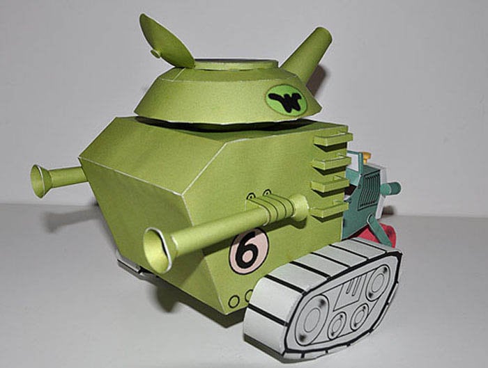 Wacky Races Papercraft Wacky Races Army Surplus Special Six Papercraft (PDF) - Etsy