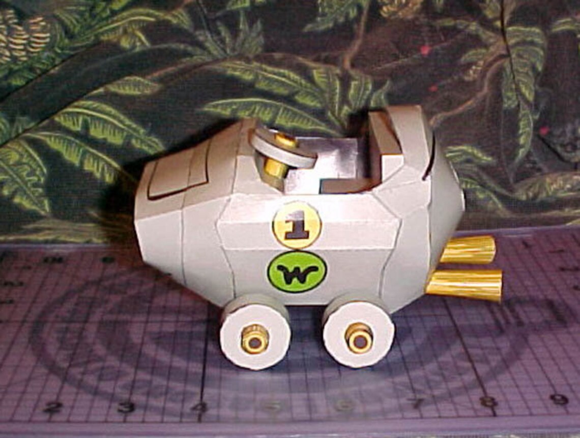 Wacky Races Papercraft Wacky Races Boulder Mobile Papercraft: DIY Car Model (PDF) - Etsy