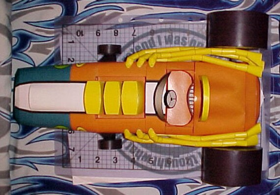 Wacky Races Turbo Terrific Papercraft Pdf Diy Hanna Etsy