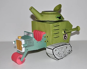 Wacky Races Army Surplus Special Six Papercraft (PDF)