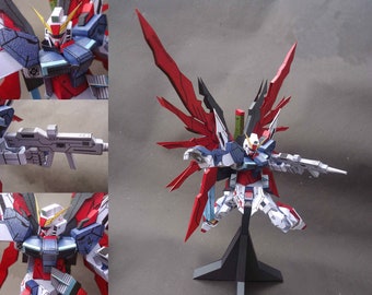 Destiny Gundam Papercraft: DIY Mobile Suit Robot Model (PDF)