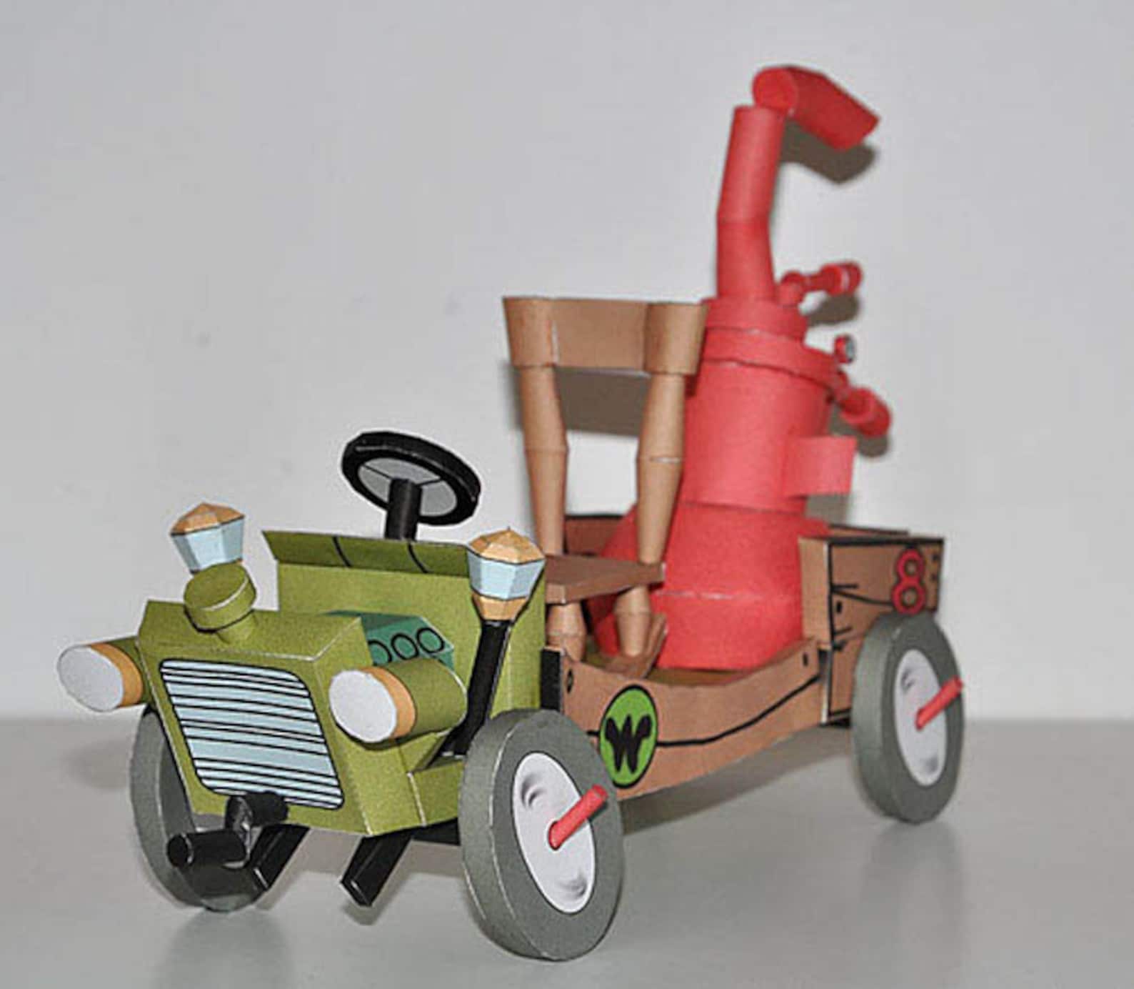 Wacky Races Papercraft Wacky Races Papercraft Collection: All 11 Cars (PDF) - Etsy