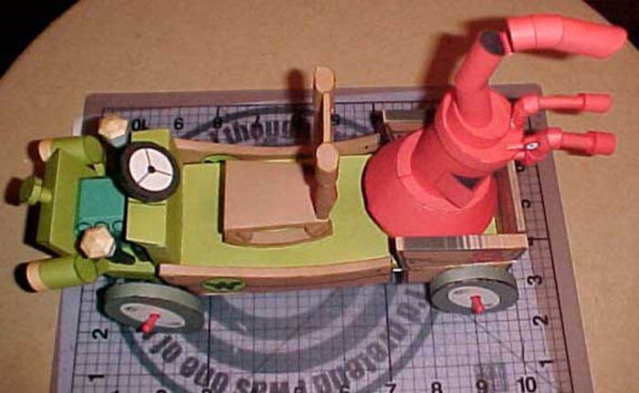 Wacky Races Papercraft Wacky Races The Arkansas Chug-A-Bug papercraft PDF DIY | Etsy