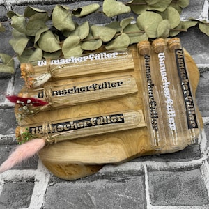 Reagenzglas Wunscherfüller | Geschenkverpackung | Mitbringsel | Geldgeschenk | Gutscheinverpackung | Geburtstag | Hochzeit