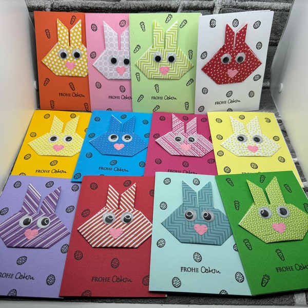 Easter card | Happy Easter | Origami card | Handmade | with envelope and insert