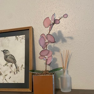Glasmalerei Orchidee