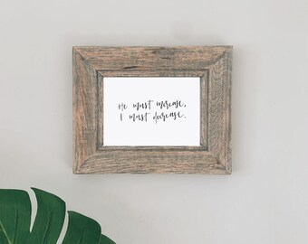 hij moet verhogen i moet verminderen | digitale downloadafdrukken | aangepaste downloadbare kunst | muurdecor