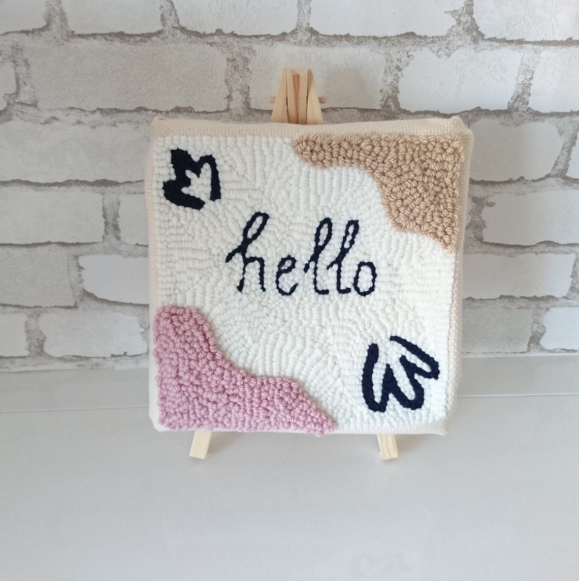 Punch Needle Home Decor Frame Etsy UK