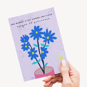Carte imprimable Fête des Mères, Téléchargement instantané, Mother’s Day Greeting Card, Instant Download
