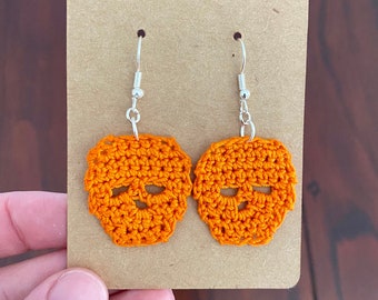Halloween Earrings, Skull Earrings for Women, Dia de los Muertos Earrings, Tiny Skull, Sugar Skull Earrings, Gothic Jewelry, Gifts for Her