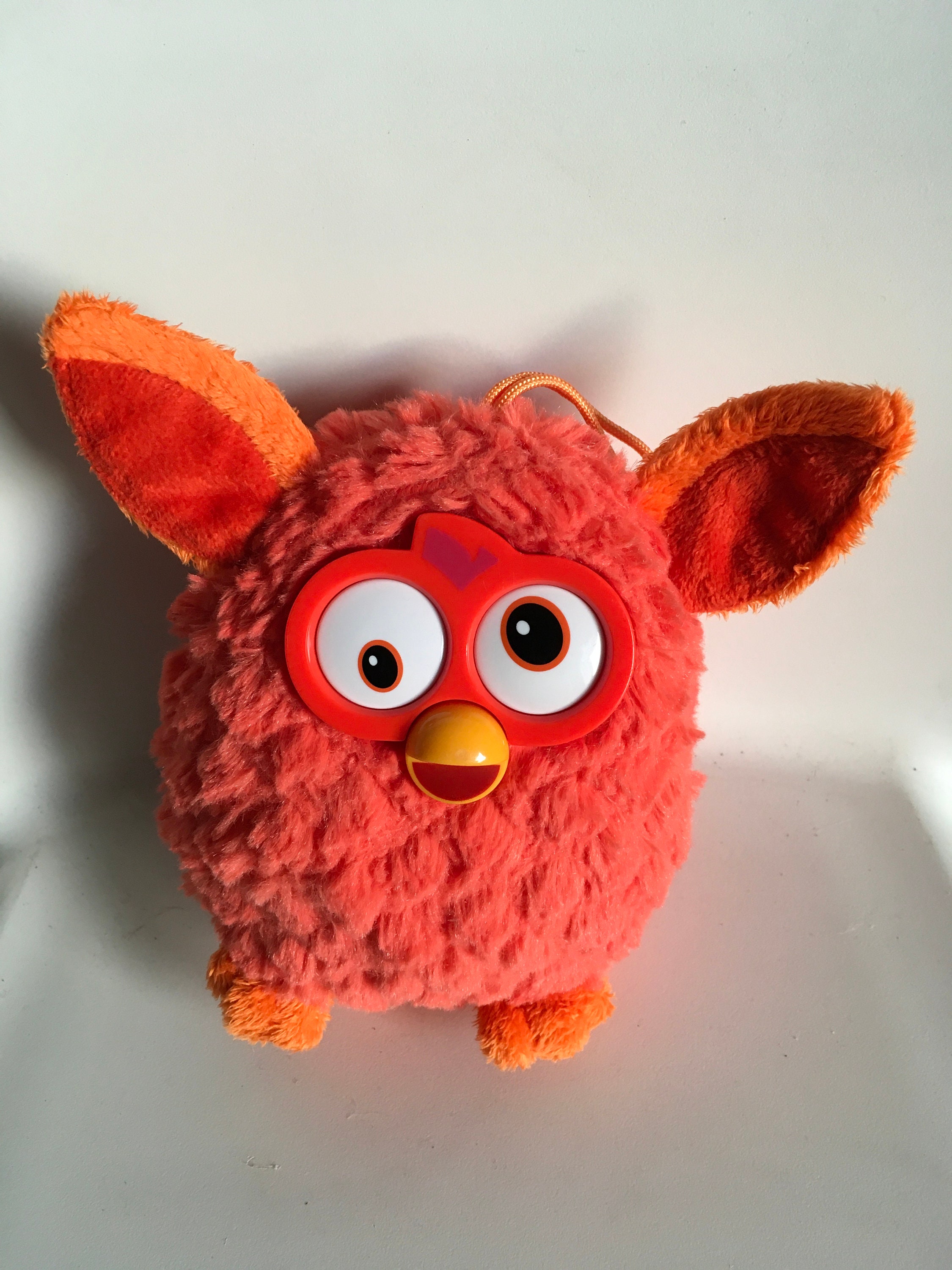 Fille et Garçon, Peluche Musicale, Papillon, Rouge-Orange, 40318 [520