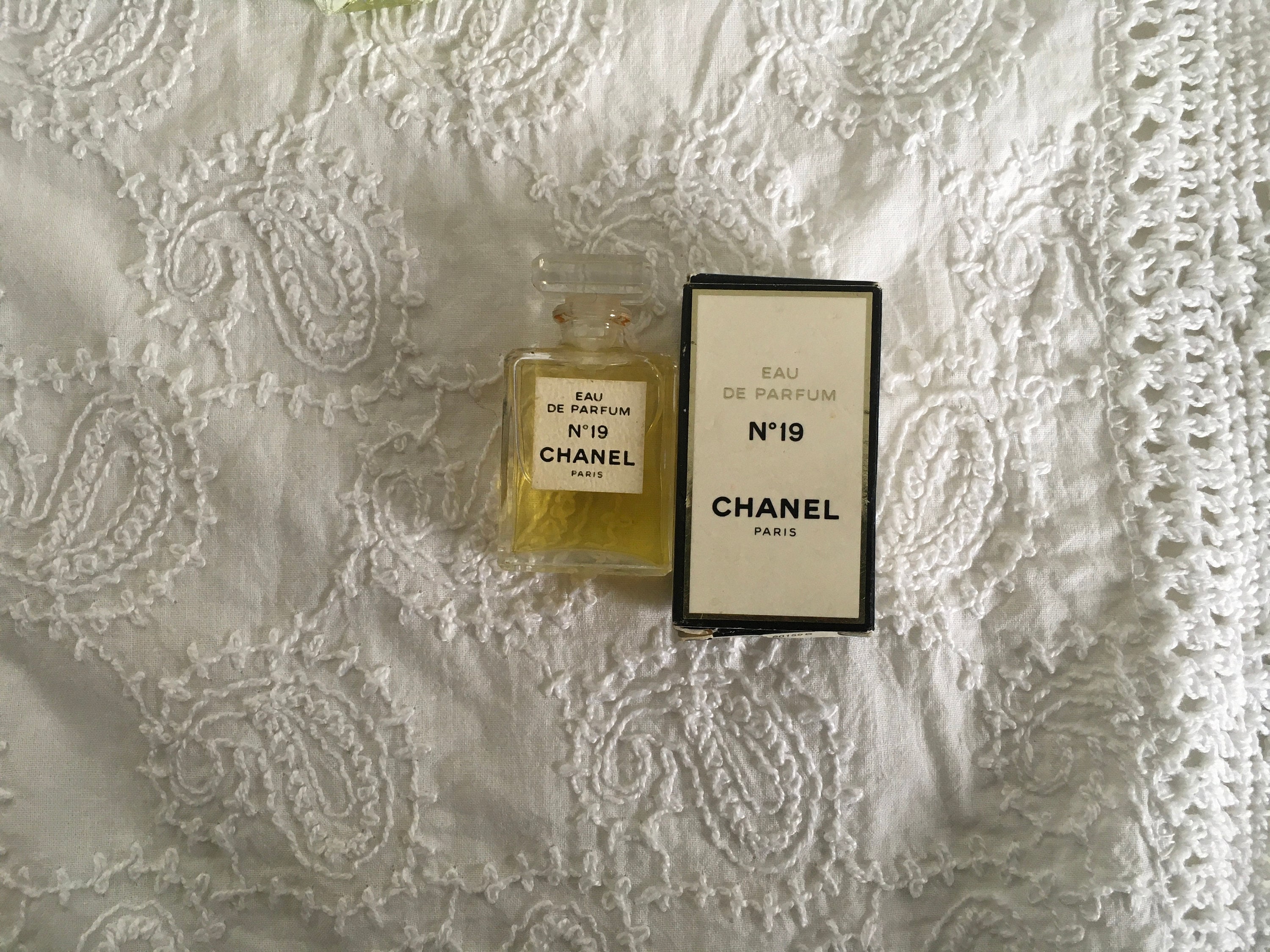 Miniature Perfume N 19 Chanel Vintage Set of 2 ( Eau De Toilette