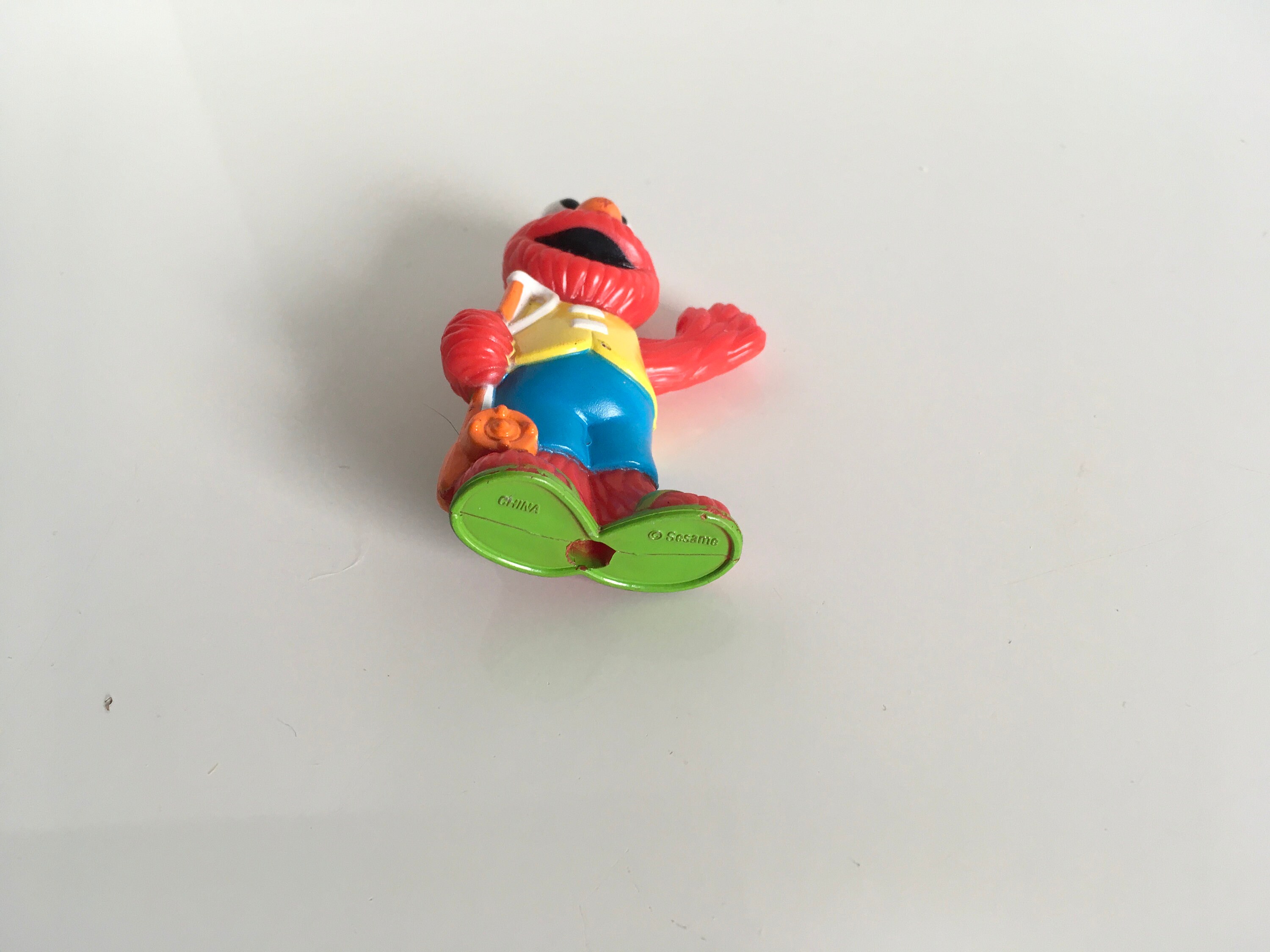 Elmo Figure Toy Fishing Rod Fisherman 7cm Very Good Condition - Etsy