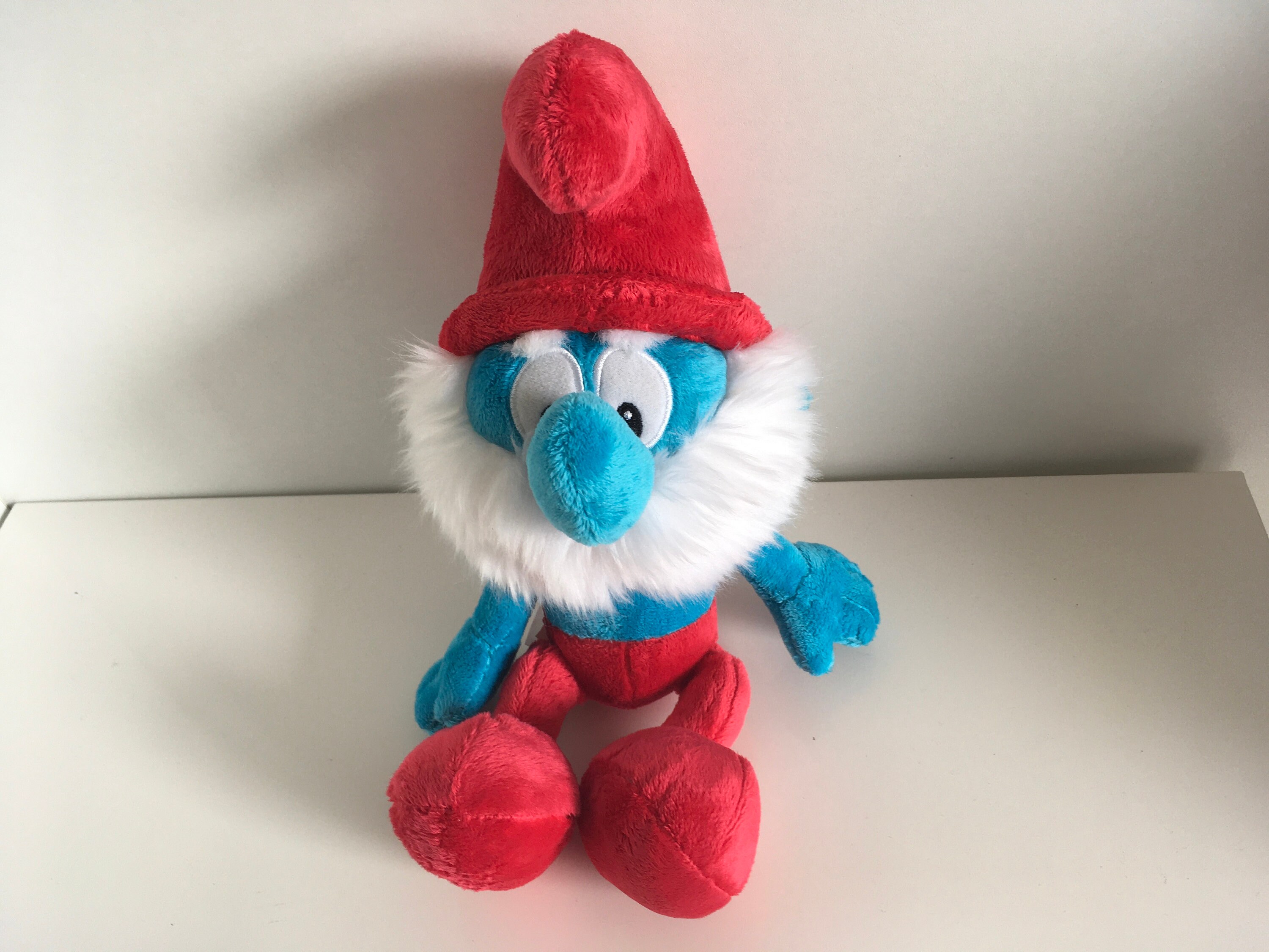 Smurf plush papa Smurf 2012 30 cm very good condition very cute and soft