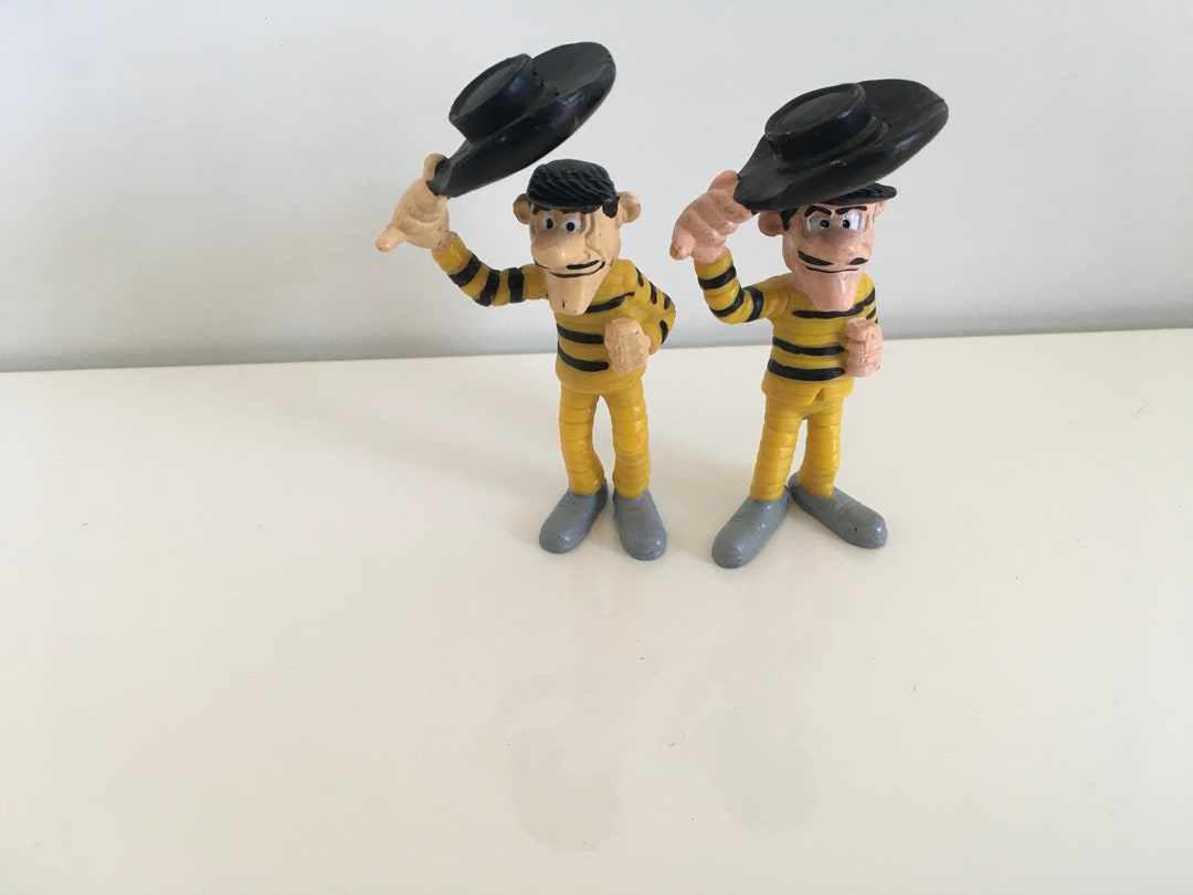 Lucky Luke - Figurine Dalton Morris - année 1984 vintage retro - marque Dargaud - Jeux & Jouets