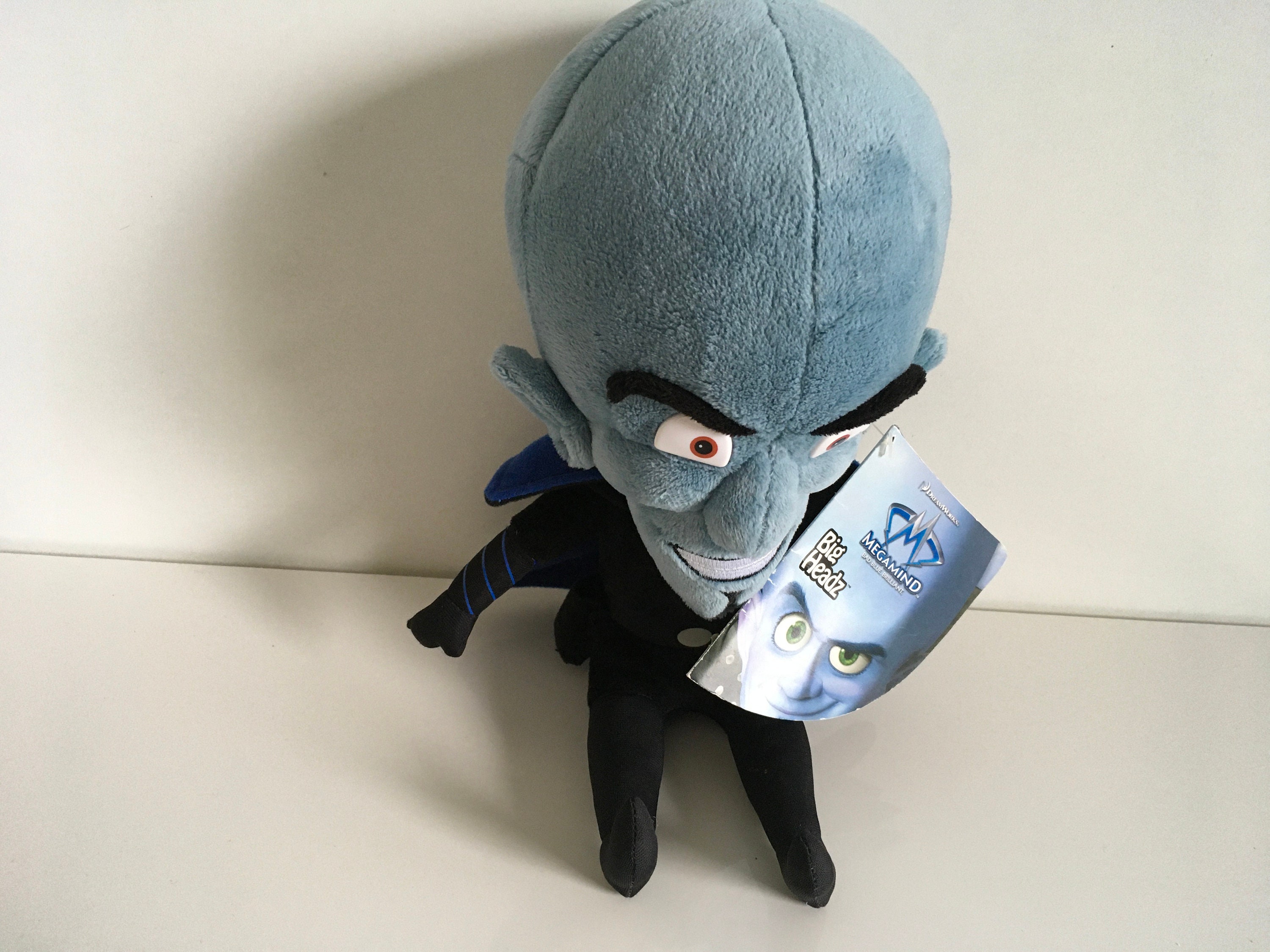 Soft Plush Megamind Big HEADZ 30cm/12inches New Good Condition 