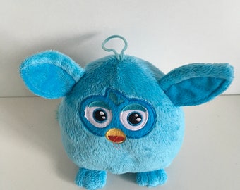 Furby blauer Plüsch Hasbro Play by Play 15 cm sehr weich und guter Zustand