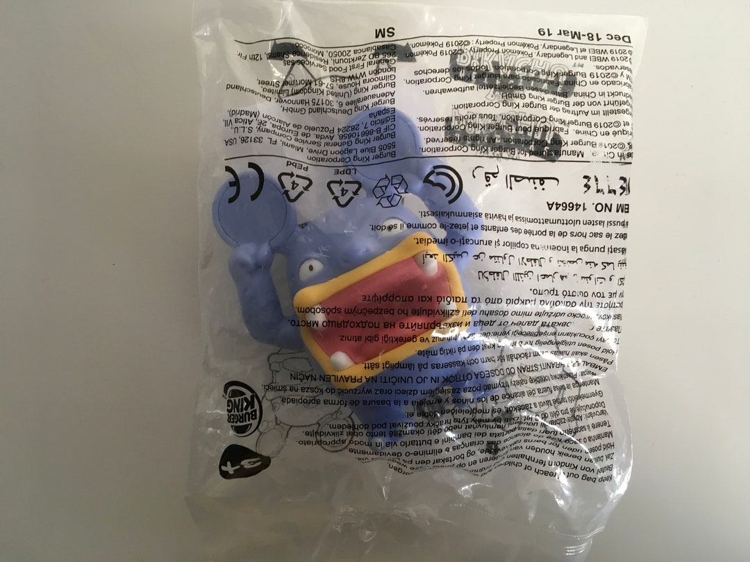Burger king toys pokemon 2019 sale