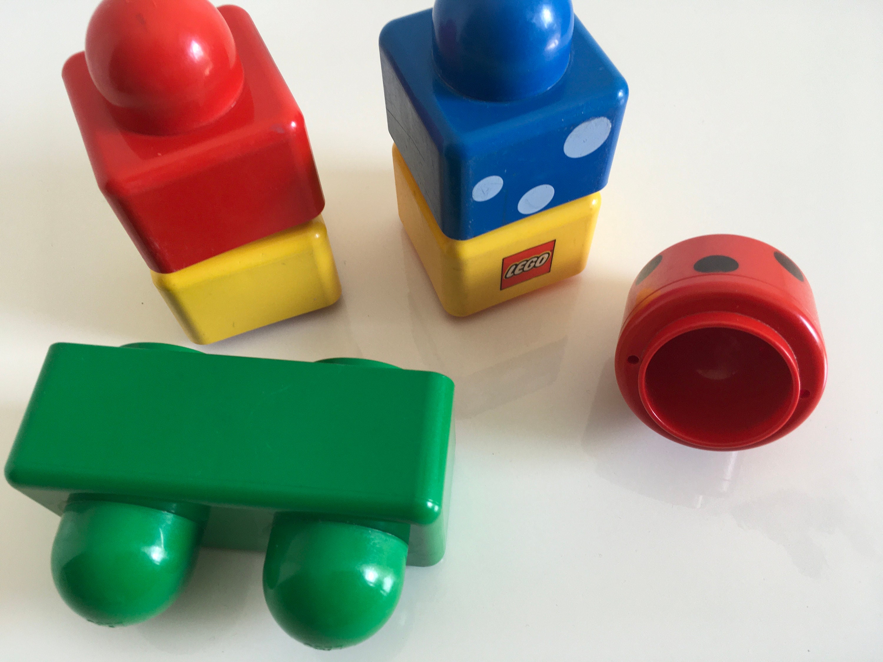 blod scramble Bøde Vintage Lego Duplo Primo Baby Toys Set 2081-1 6 Pieces - Etsy