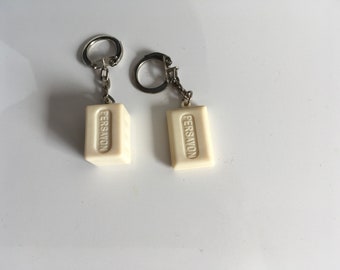 Set of 2 keychains * persavon * savon de Marseilles 1960/70 vintage collector very good condition