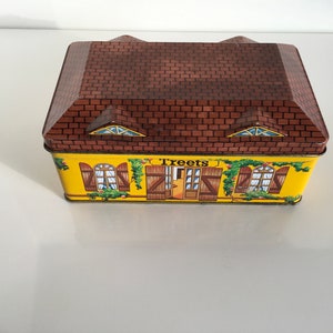 Ancienne bonbonnière Treets bonbons chocolat vintage bon état 19 cm x11,5x7