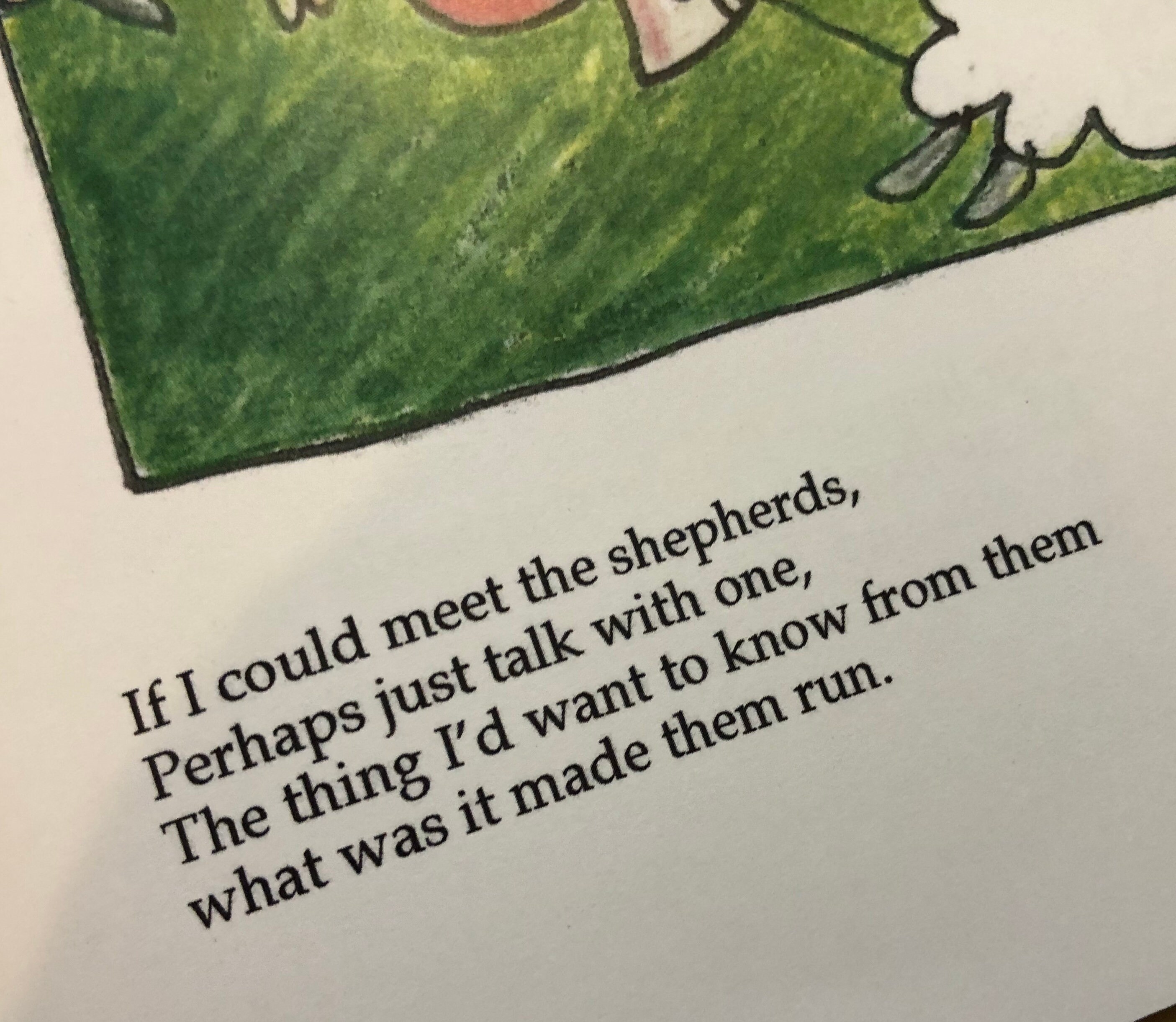 Illustrated Christmas Poem About the Shepherds - Etsy