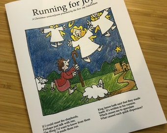 Illustrated Christmas poem about the shepherds