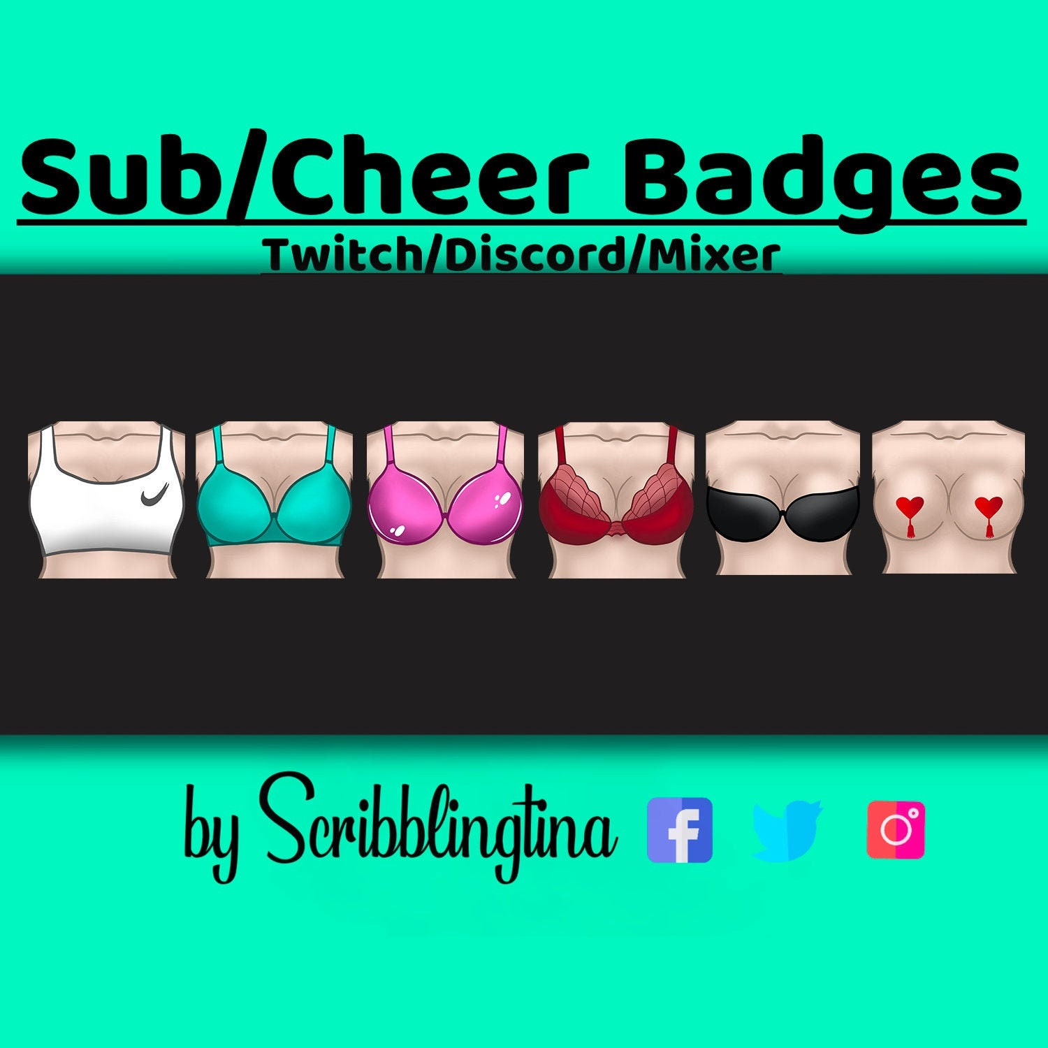 Twitch Sub Badges Funny Sub Badges Twitch Cheer Badges Bit Etsy