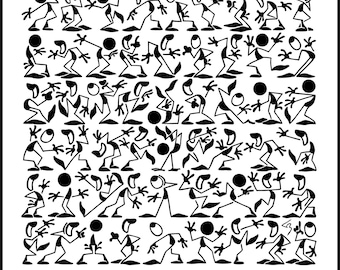 Graphic Art Poster: Find Two Identical PENMEN® 11 x 17 Print