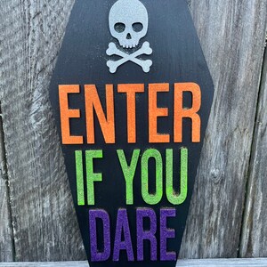 Halloween Sign, Halloween Decor, Halloween Countdown, Halloween Decorations, Halloween Coffin, Home Decor, Tiered Tray Decor, Tiered Trays,