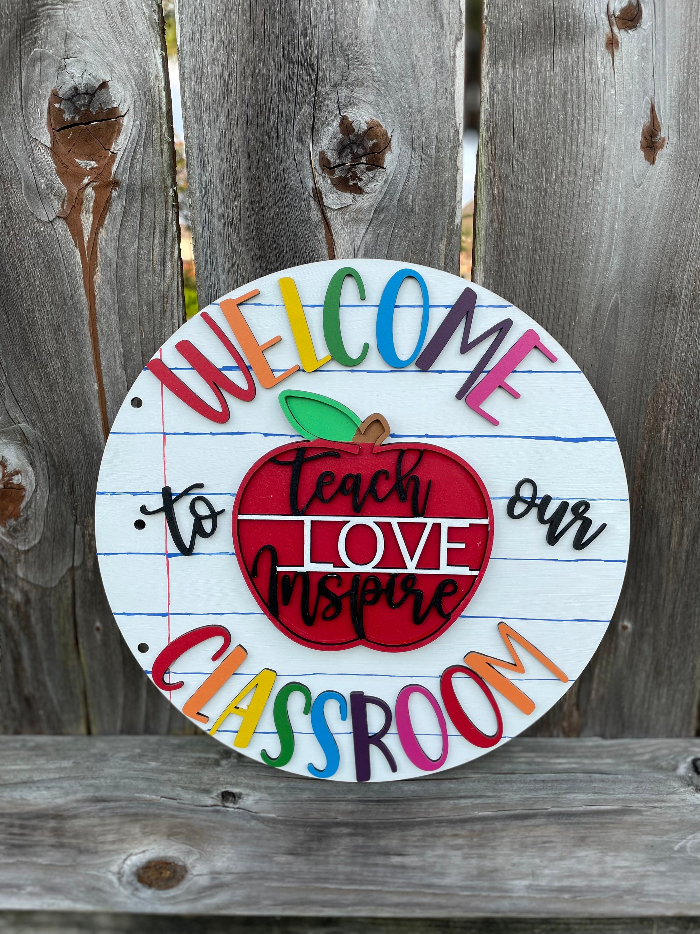 Teacher Door Hanger Teacher Teacher Appreciation Door Etsy